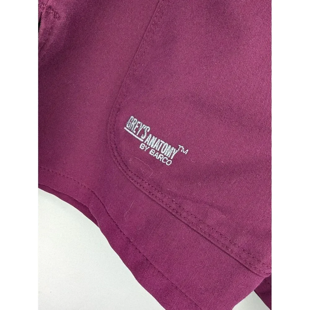 Grey's Anatomy‎ Signature Scrubs Top By Barco Professional Wear Maroon Size XL